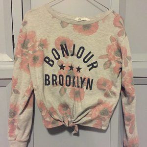 H&M casual girls long sleeve shirt